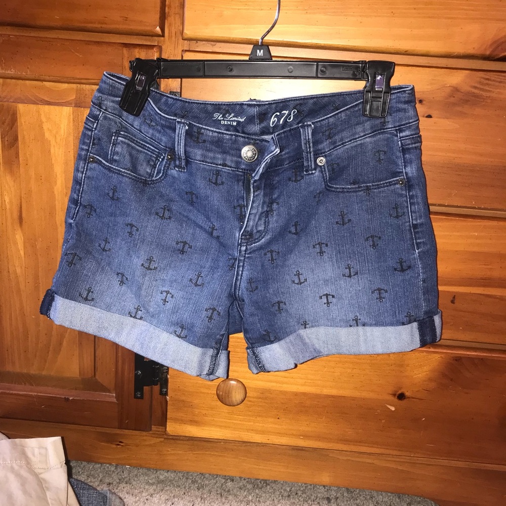 Denim Anchor Shorts